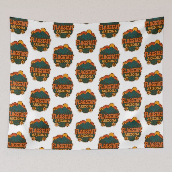 Item preview, Flagstaff Arizona Retro Forest designed and sold by RominEmpire.