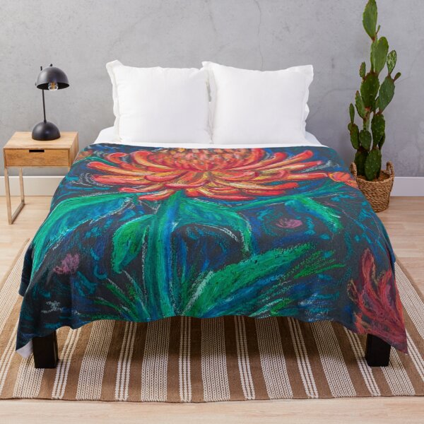 Item preview, The Chrysanthemum oil pastels on black paper designed and sold by RroseeArrt.