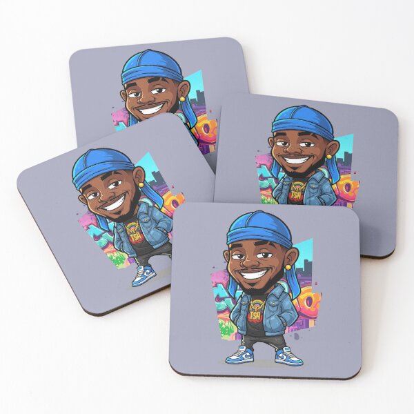 Item preview, Swaggy Cartoon Black Man with Durag - Urban Style Design designed and sold by Full Moon.