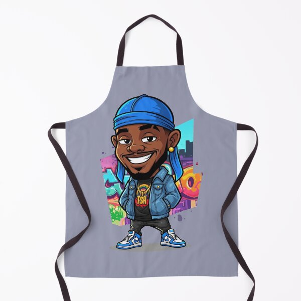 Item preview, Swaggy Cartoon Black Man with Durag - Urban Style Design designed and sold by Full Moon.