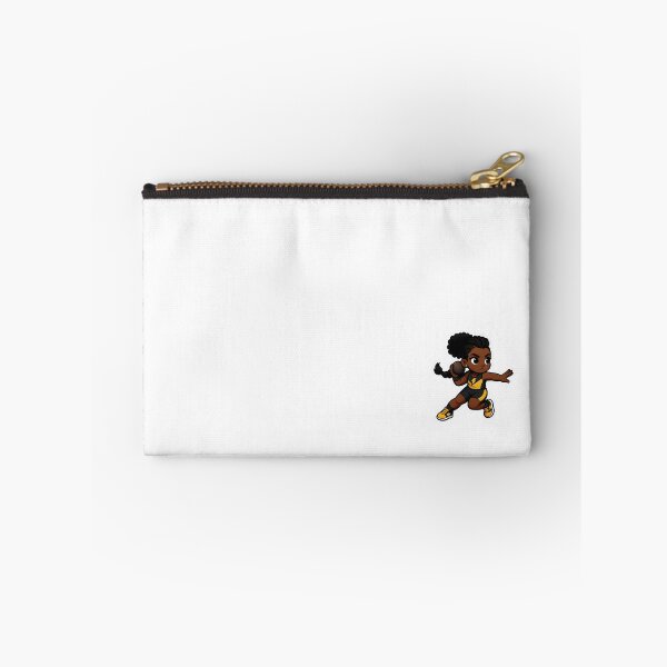 Item preview, Jade the Shot Put Star – Chibi Black Girl Track & Field Sticker designed and sold by trilegacystudio.