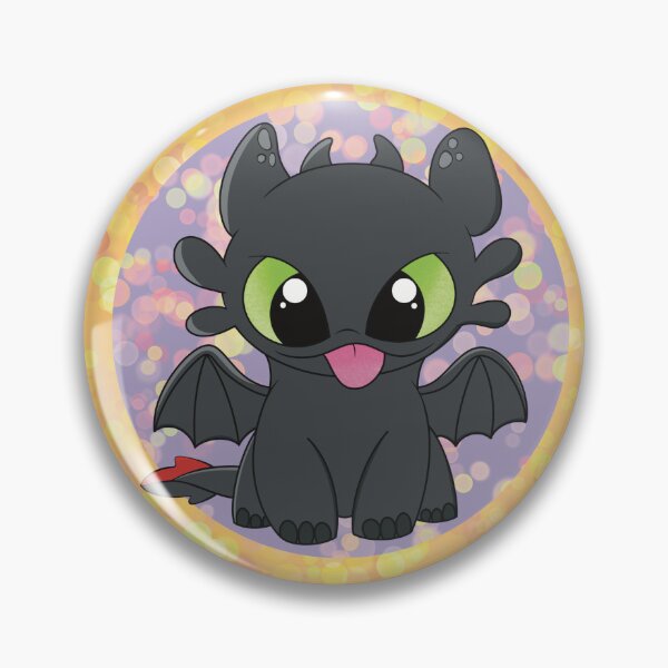 Item preview, Chibi Dragon HTTYD Toothless Sticker designed and sold by The Pretty Hippo Company.