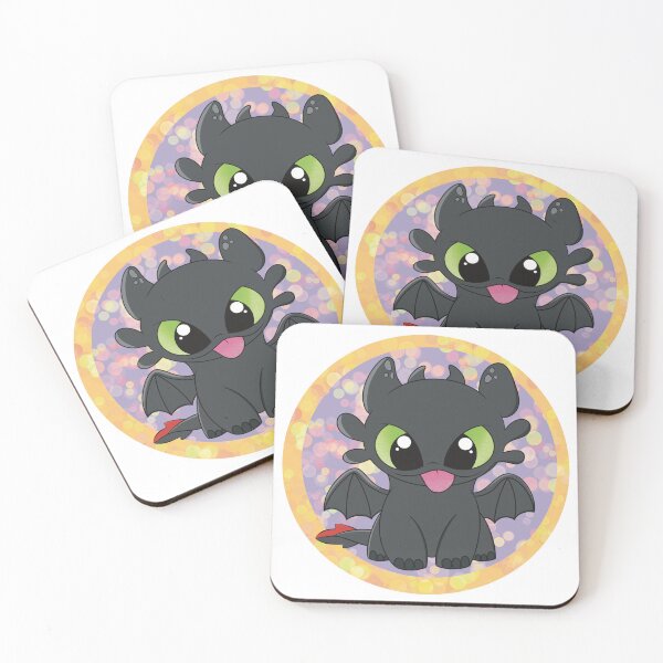 Item preview, Chibi Dragon HTTYD Toothless Sticker designed and sold by The Pretty Hippo Company.