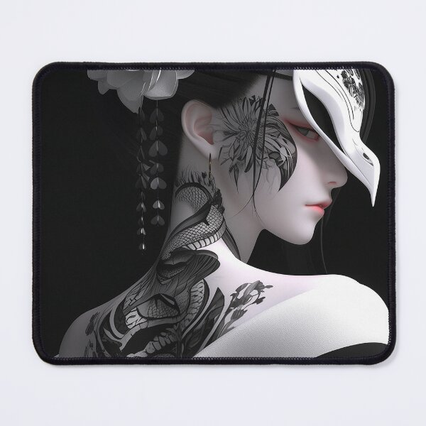 Item preview, Whispers Beneath the Mask -Dark Spirit Bloom designed and sold by moe.art.