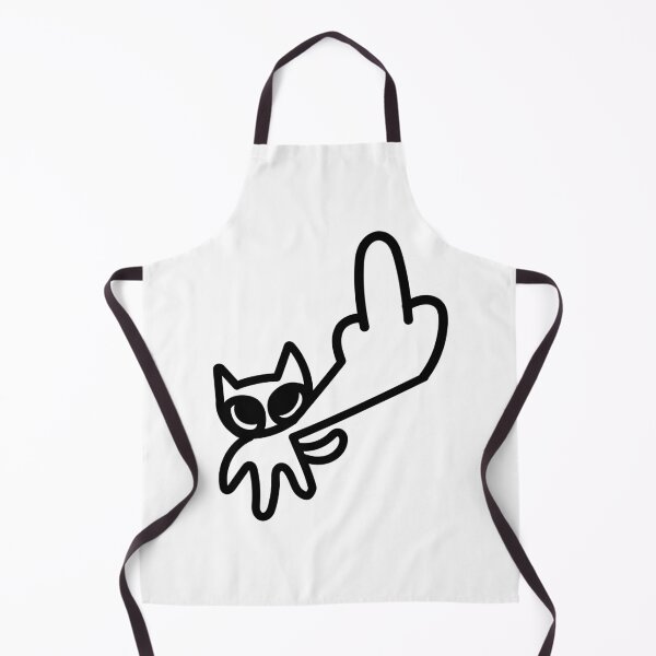 Item preview, Silly Cat middle finger designed and sold by Renlexd.