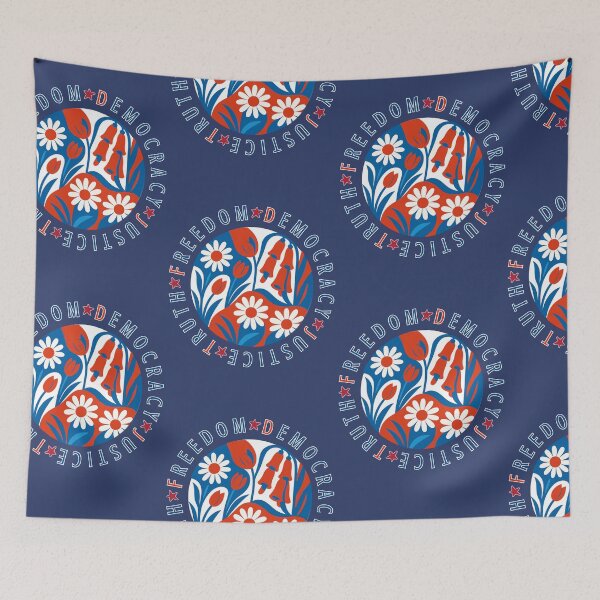 Item preview, Freedom Democracy Justice Truth Anti-Trump designed and sold by revwog1974.