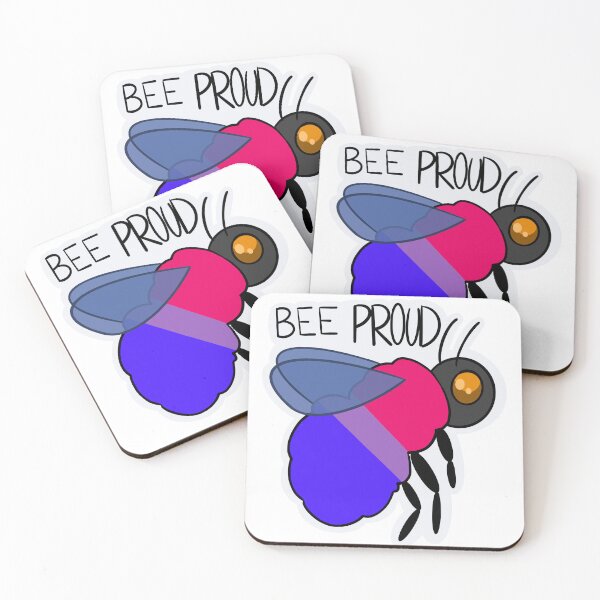 Item preview, Bee Proud (Bisexual Flag) designed and sold by FieryFoliage.
