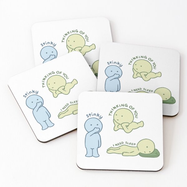 Item preview, smiski stickers designed and sold by vanillafull.
