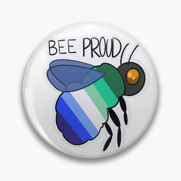 Artikelvorschau, Bee Proud (Inklusive Schwulenflagge) entworfen und verkauft von FieryFoliage.