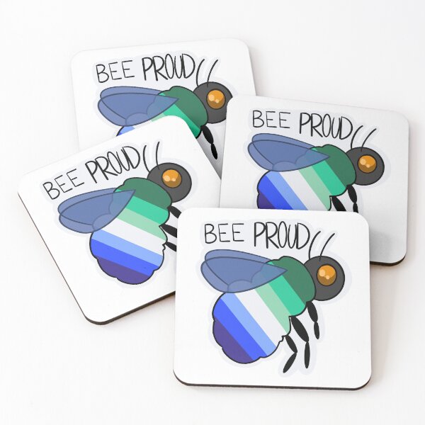 Item preview, Bee Proud (Inclusive Gay Flag) designed and sold by FieryFoliage.