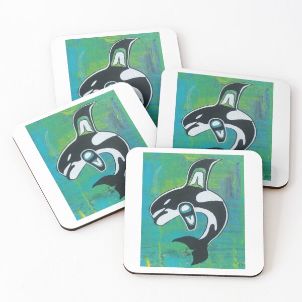 Item preview, Killer Whale Formline Art – Abstract Orca Design | Indigenous Style Pattern designed and sold by vwalterson.