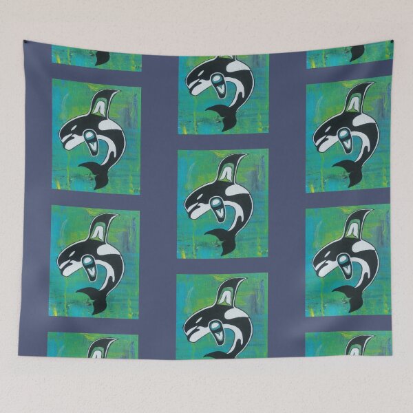 Item preview, Killer Whale Formline Art – Abstract Orca Design | Indigenous Style Pattern designed and sold by vwalterson.