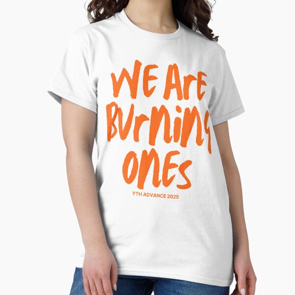 Vista previa del artículo con la obra «NARANJA - Somos los que arden - YTH Advance 2025», diseñado y vendido por Bayside Christian Church Ltd.
