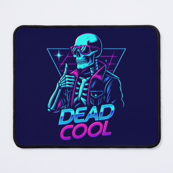 Item preview, Retro 80s Skeleton Sticker | DEAD COOL designed and sold by Oh, the HORROR!.