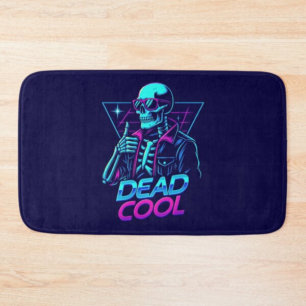Item preview, Retro 80s Skeleton Sticker | DEAD COOL designed and sold by Oh, the HORROR!.