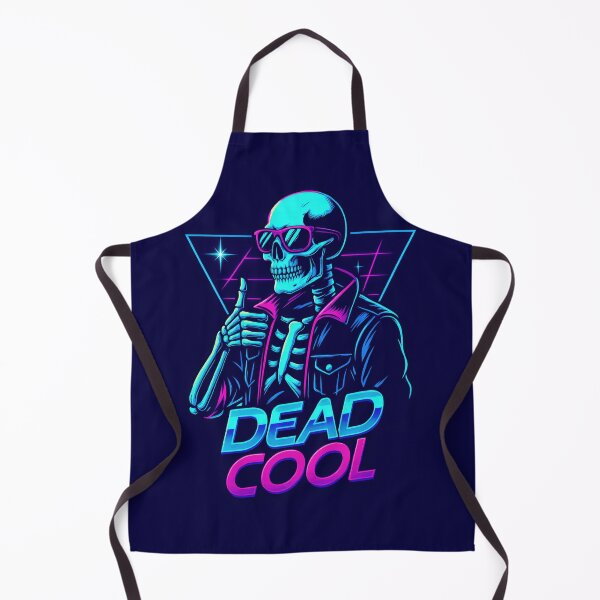 Item preview, Retro 80s Skeleton Sticker | DEAD COOL designed and sold by Oh, the HORROR!.