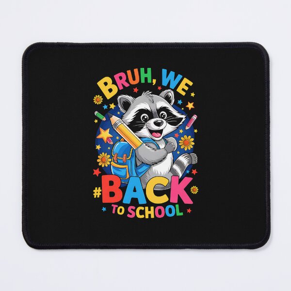 Item preview, Bruh We Back Funny Raccoon Back To School Teacher Student  designed and sold by diyoor.
