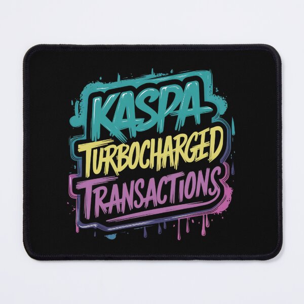 Item preview, Block by Block Kaspa Never Stops designed and sold by RadDeck.