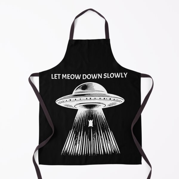 Item preview, Let Meow Down Slowly | UFO Kidnapping A Fat Cat designed and sold by Pudding Imagines.