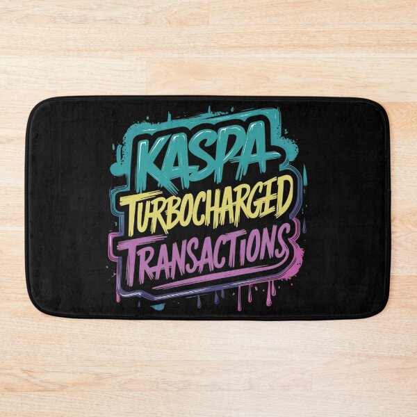 Item preview, Block by Block Kaspa Never Stops designed and sold by RadDeck.