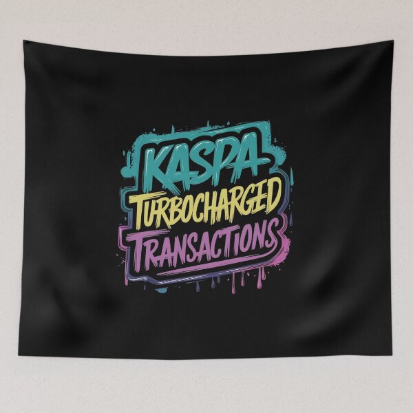 Item preview, Block by Block Kaspa Never Stops designed and sold by RadDeck.