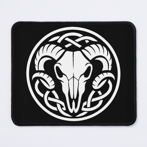Aperçu de l'œuvre Crâne de bélier celtique créée et vendue par Ironstorm Forge.