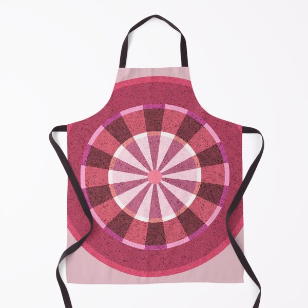 Artikelvorschau, Rosa Dartboard Abstrakte Formen Pastell Girly Sunburst entworfen und verkauft von TackyTime.