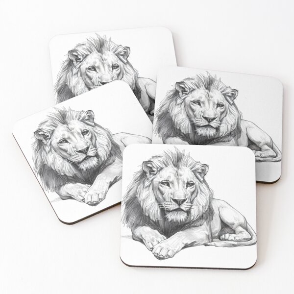 Item preview, Lion artwork from pencil designed and sold by SanchillShop.