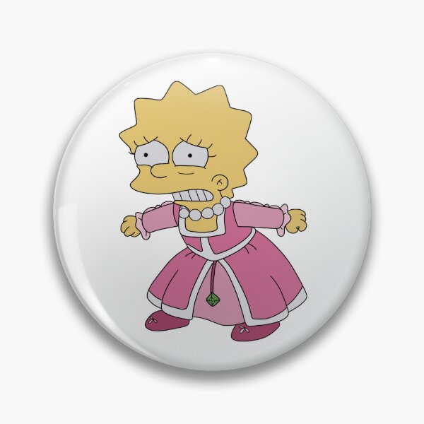 Artikelvorschau, Lisa Simpson, die ausgeflippte Prinzessin entworfen und verkauft von WillowTreeArt.