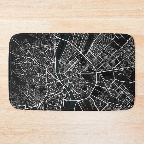 Item preview, Budapest City Map of Hungary - Dark designed and sold by deMAP.