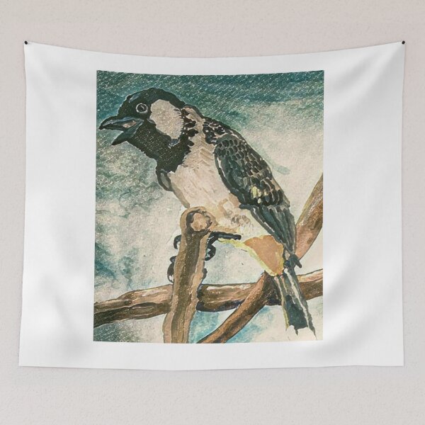 Item preview, White Eared Bulbul designed and sold by pinkyjainpan.