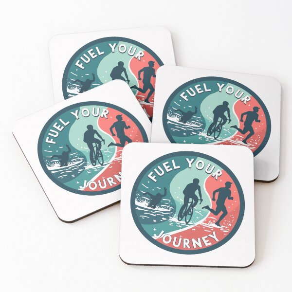 Item preview, Fuel Your Journey – Triathlon Motivation Sticker designed and sold by Triathlongram.