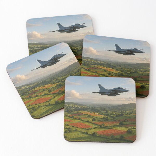 Item preview, Rafale Over Fields of Red designed and sold by Skyframe Aviation.