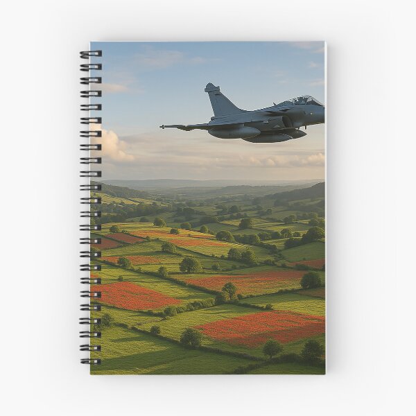 Item preview, Rafale Over Fields of Red designed and sold by Skyframe Aviation.