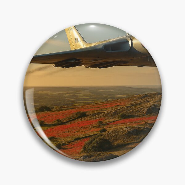 Item preview, Vulcan Over the Highland Bloom designed and sold by Skyframe Aviation.