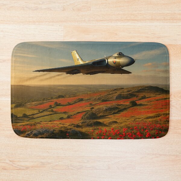 Item preview, Vulcan Over the Highland Bloom designed and sold by Skyframe Aviation.