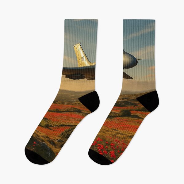 Item preview, Vulcan Over the Highland Bloom designed and sold by Skyframe Aviation.