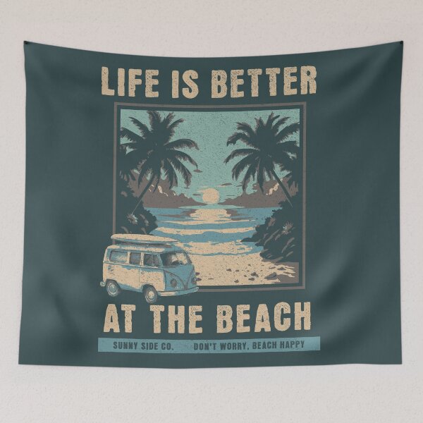 Item preview, Life is Better at the Beach designed and sold by BaffledSnout.