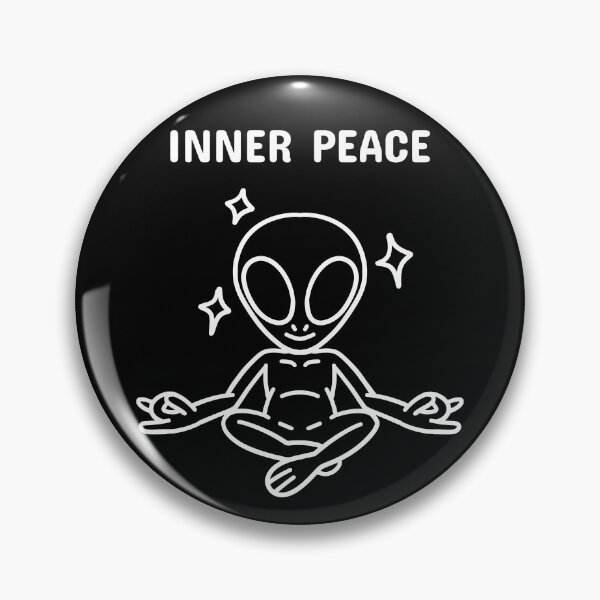 Item preview, Alien Meditating & Achieving Inner Peace designed and sold by Pudding Imagines.