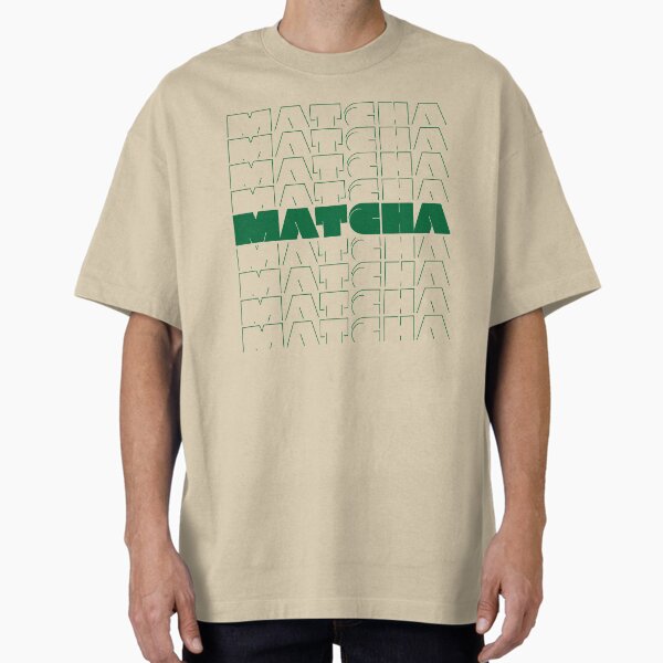 Item preview, Minimalist Matcha – Modern Aesthetic Green Tea Shirt designed and sold by theinkedprintco.