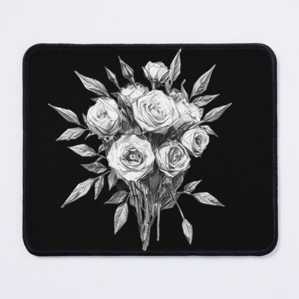 Item preview, The art of drawing a bouquet of flowers with a pencil designed and sold by SanchillShop.