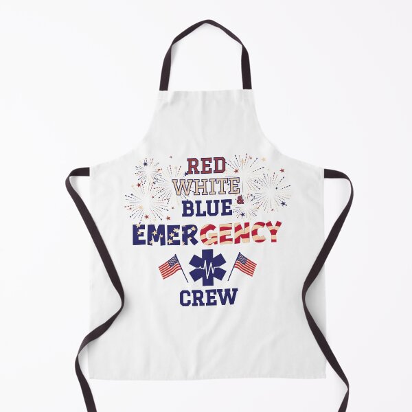 Item preview, Red White & Blue Emergency Crew – Patriotic EMS Design designed and sold by MedMindCreation.
