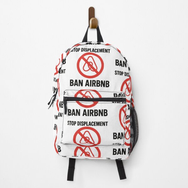 Item preview, Red Stop Displacement, Ban To Airbnb - Anti Airbnb designed and sold by SassyArtistry.