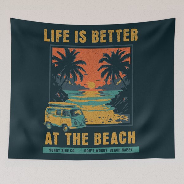 Item preview, Life is Better at the Beach designed and sold by BaffledSnout.