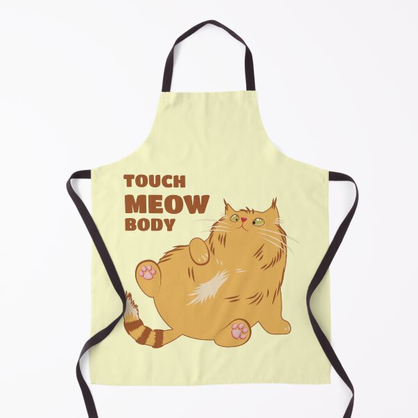 Item preview, Touch Meow Body | Cute Fat Cat designed and sold by Pudding Imagines.