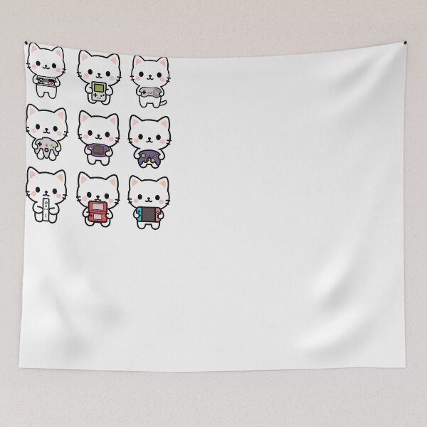 Item preview, Classic Video Game Kawaii Kittens designed and sold by MichiFactory.