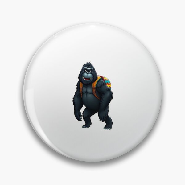 Item preview, Gorilla carrying a backpack designed and sold by Kenji11.