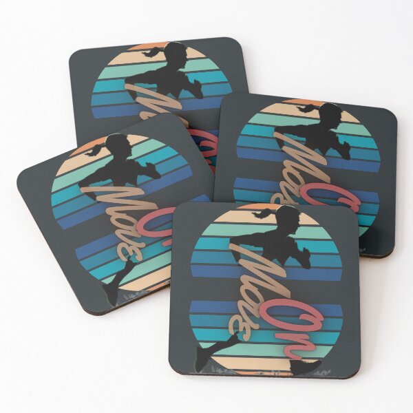 Item preview, Move On Runner – Retro Sunset Motivational Fitness M22 designed and sold by M22--.