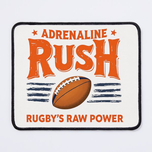 Item preview, Adrenaline Rush: Rugby’s raw power designed and sold by GlowPrint Creations.
