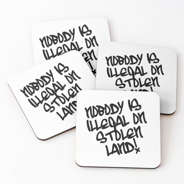 Item preview, NOBODY IS ILLEGAL ON STOLEN LAND designed and sold by baddishoppe.